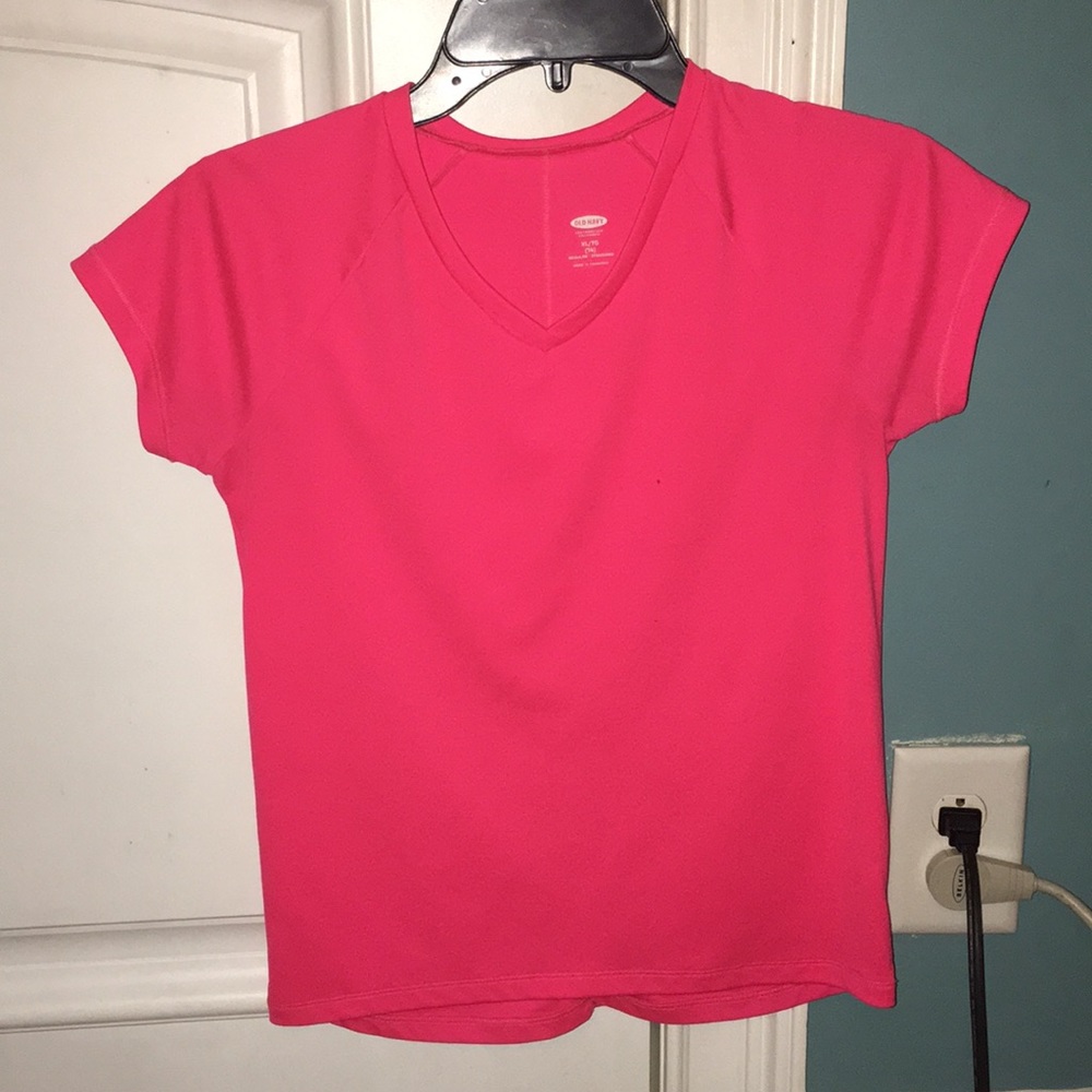 Old Navy Pink Workout Shirt